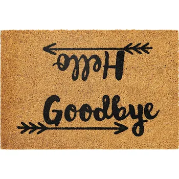 Rohožka WYCIERACZKA POD DRZWI ZEWNĘTRZNA KOKOSOWA NA BOTY 40X60 VELKÁ HNĚDÁ ROHOŽ