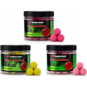 Boilies SuperFeed Fluo Pop-Up - plovoucí boilies 16 mm / 70 g, ovocná sada, 3 ks