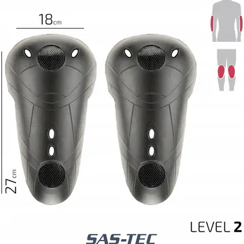 Chránič nohou SAS-TEC Chrániče loktů a kolen SC-1/05 na suchý zip