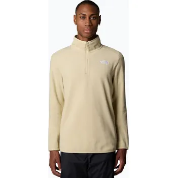 Pánská mikina Pánská mikina The North Face 100 Glacier 1/4 Zip zion orange/concrete grey