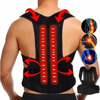 Korektor držení těla páteře, ortopedická pomůcka pro rovná záda, velikost XXL