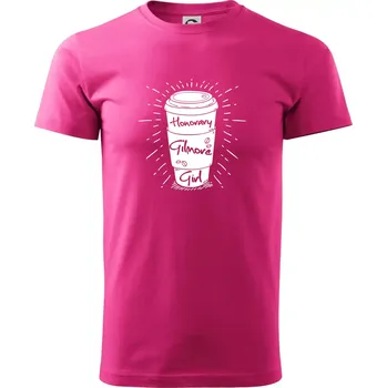 Pánská móda Honorary Gilmore Girl - Klasické pánské triko vyšší gramáže - S ( Purpurová )