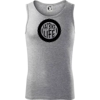 Pánská móda Fatbike life - Tílko pánské Core - XL ( Tmavě šedý melír )