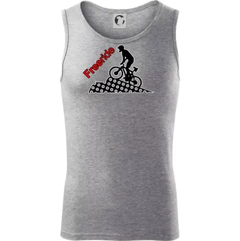 Pánské termoprádlo Freeride cyklista - Tílko pánské Core - M ( Tmavě šedý melír )