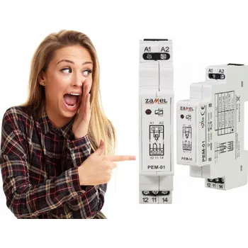 Relé Elektromagnetické relé 230V 16A PEM-01/230 Zamel