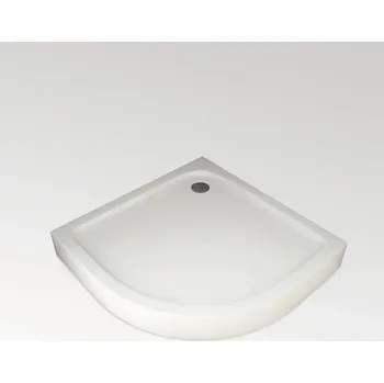 Sprchová vanička Sprchová vanička aurlane Chrystal Round 90 x 90 x 15 cm bílá Hladké FAC890_T