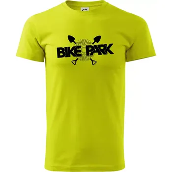 Bike park kazeta - Klasické pánské triko vyšší gramáže - M ( Limetková )