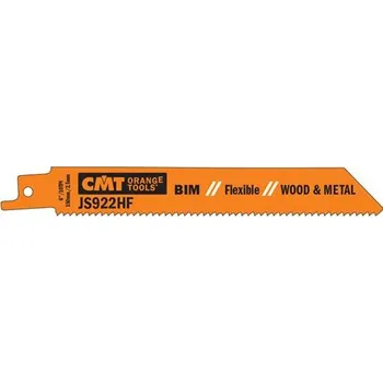 IGM CMT Pilový plátek do pily ocasky BIM Flexible Wood-Metal 922 HF - L150, I130, TPI10 (bal, C-JS922HF-5
