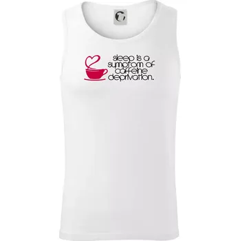 Sleep Coffeine - Tílko pánské Core - L ( Bílá )