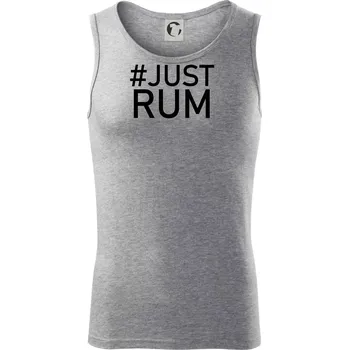 Just rum - Tílko pánské Core - L ( Tmavě šedý melír )
