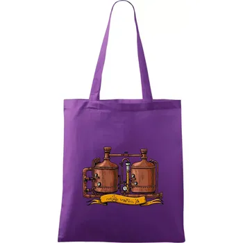 Nejlíp vařím já - Taška bavlněná - 42 x 38 cm ( Fialová )