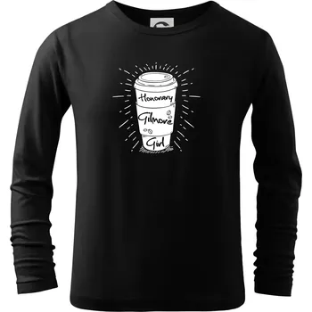 Chlapecké tričko Honorary Gilmore Girl - Triko dětské Long Sleeve - 104-110cm / 3-4 roky ( Černá )