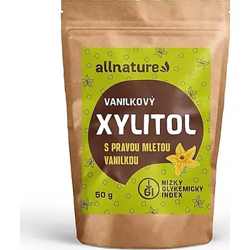 Sladidlo Allnature Xylitol s mletou vanilkou 50 g