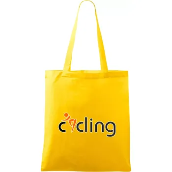 Cycling postava - Taška bavlněná - 42 x 38 cm ( Žlutá )