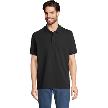 Pánské tričko PEGASE Polo Organic 210g - BlackXS