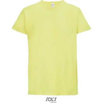 Pánské tričko SPRINT UNI TRIČKO 130g - Neon YellowXXS