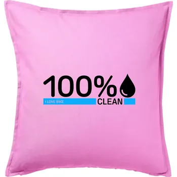 Polštář 100% Clean - Polštář 50x50 - 50x50 - Pouze potah ( Růžová )