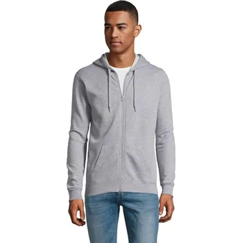 Pánská mikina STONE UNI MIKINA 260g - Šedá Melanž 2XXL