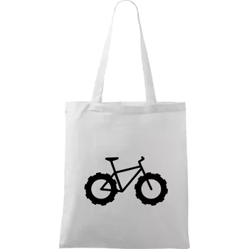 Fatbike - Taška bavlněná - 42 x 38 cm ( Bílá )