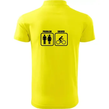 Pánská košile Problém - Kolo - Polokošile pánská Pique Polo 203 - 2XL ( Citrónová )