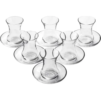 Sklenice Sklenice tulipánky, kulaté podstavce, sada 6 Ks