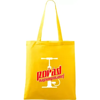 Pořád napumpovanej - Taška bavlněná - 42 x 38 cm ( Žlutá )