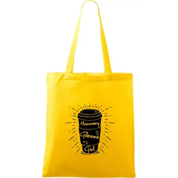 Honorary Gilmore Girl - Taška bavlněná - 42 x 38 cm ( Žlutá )