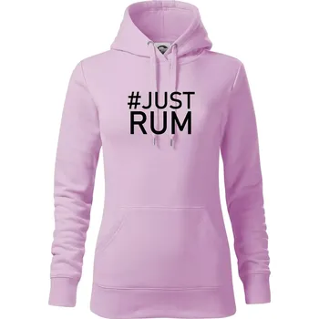 Dámská mikina Just rum - Mikina dámská Cape s kapucí - XS ( Orchid )