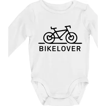 Bike lover - Body kojenecké s dlouhým rukávem - Dlouhý r. do 3 měs ( Bílá )