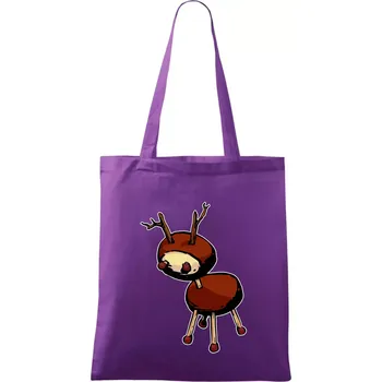 Kaštanový jelínek - Taška bavlněná - 42 x 38 cm ( Fialová )