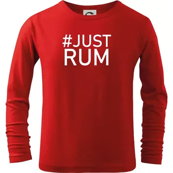 Dětská móda Just rum - Triko dětské Long Sleeve - 146 cm/10 let ( Červená )