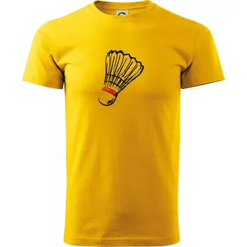 Pánské tričko Badminton košík - Triko extra velké (5-8XL) - 7XL ( Žlutá )