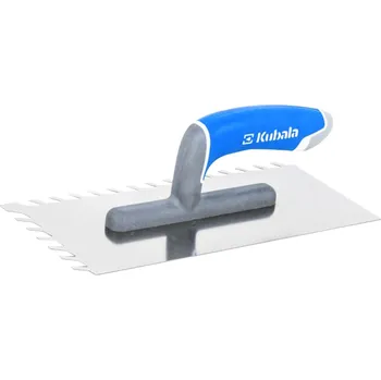 Zednické hladítko KUBALA Hladítko nerezové | 130x270 mm, zub 10 mm