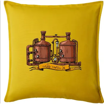 Polštář Nejlíp vařím já - Polštář 50x50 - 50x50 - Pouze potah ( Žlutá )