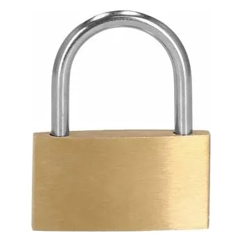 Visací zámek na klíč SPRINGOS GA0079 zlatý