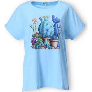 Triko kr. rukáv KAKTUS RJ 77233 barva: modrá světlá, velikost: S/M