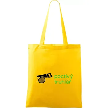 Poctivý Truhlář - Taška bavlněná - 42 x 38 cm ( Žlutá )