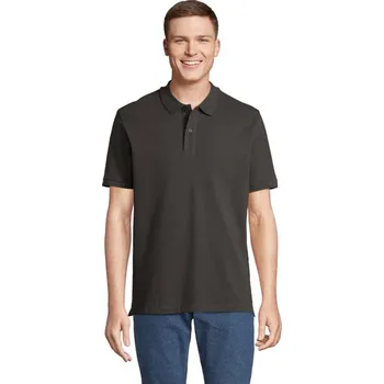 Pánské tričko PEGASE Polo Organic 210g - Uhlově Šedá3XL