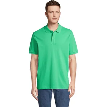 Pánské tričko PEGASE Polo Organic 210g - Jarní Zelená3XL