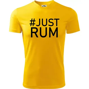 Just rum - Dětské triko sportovní (dresovina) - 158 cm/12 let ( Žlutá )
