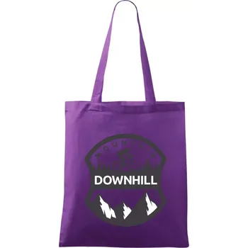 MTB downhill erb - Taška bavlněná - 42 x 38 cm ( Fialová )