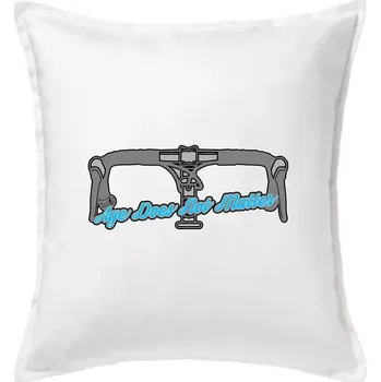 Polštář Age does not matter - Polštář 50x50 - 50x50 - Pouze potah ( Bílá )