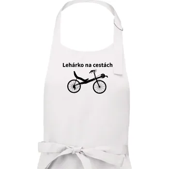 Kuchyňská zástěra Lehárko na cestách - Dámská zástěra na vaření - Univerzální velikost ( Bílá )