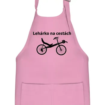 Kuchyňská zástěra Lehárko na cestách - Dětská zástěra na vaření - Univerzální velikost ( Růžová )