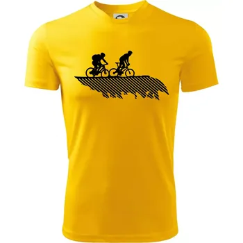 Chlapecké tričko Cyclo duo - Dětské triko sportovní (dresovina) - 122 cm/6 let ( Žlutá )