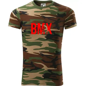 Pánské tričko BMX - Army CAMOUFLAGE - 3XL ( Hnědý maskáč )