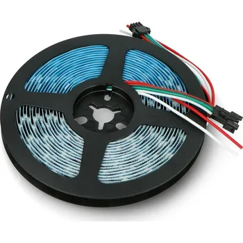LED osvětlení RGBW LED pás SK6812 - digitální, adresovaný - IP30 60 LED / m, 5V - 5m - bílý
