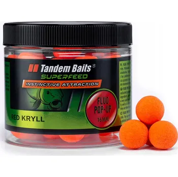 Boilies SuperFeed Fluo Pop-Up - plovoucí boilies 16mm/70g Red Krill