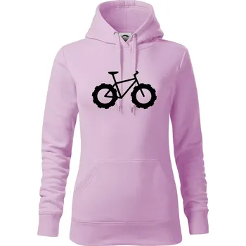 Dámská mikina Fatbike - Mikina dámská Cape s kapucí - XL ( Orchid )