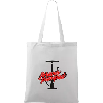 Forever Pumped - Taška bavlněná - 42 x 38 cm ( Bílá )